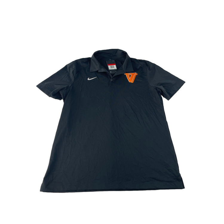 Mens Nike Black Dri Fit Collared Shirt Size Large