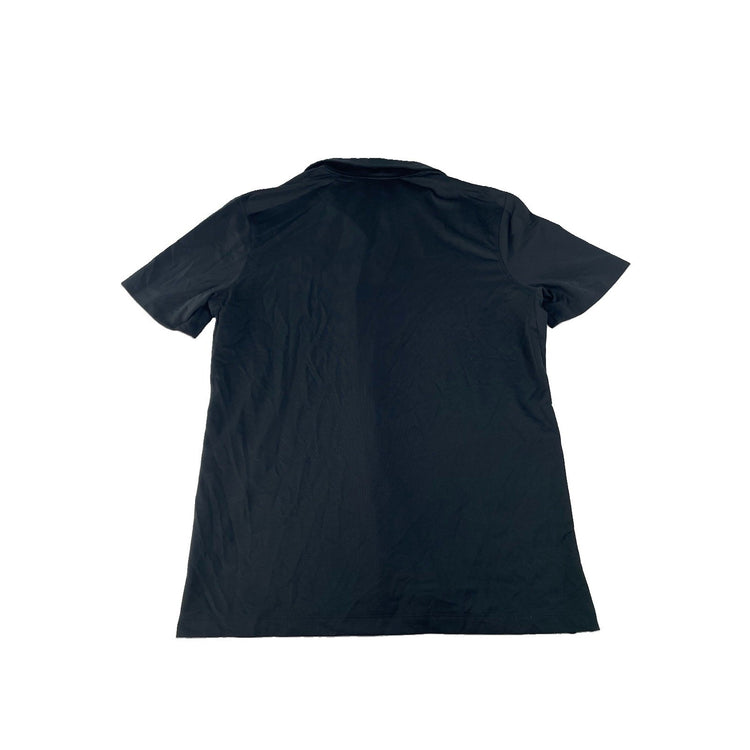 Mens Nike Black Dri Fit Collared Shirt Size Large