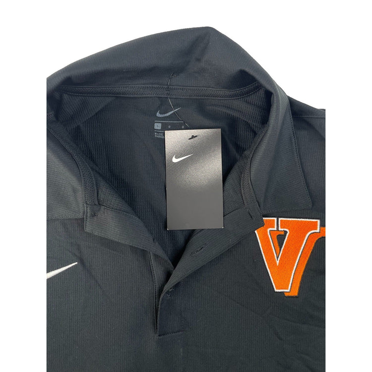 Mens Nike Black Dri Fit Collared Shirt Size Large