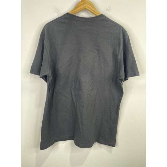 Men’s Black Graphic Print Supreme Top Shotta Short Sleeve T Shirt Sz L