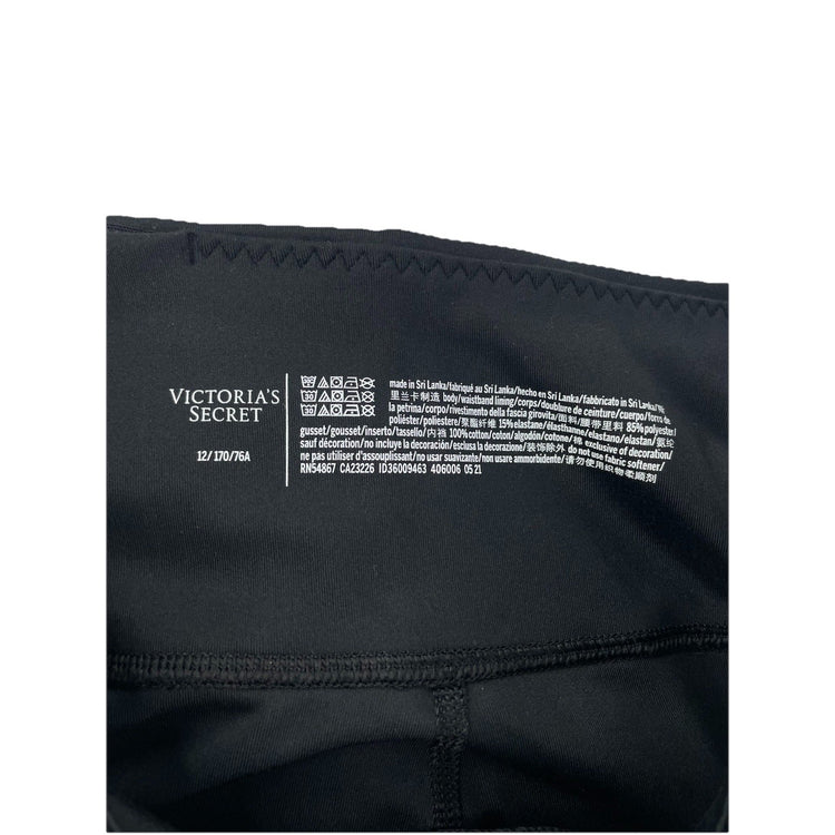 Womens Victorias Secret Regular Black Yoga Leggings Size 12
