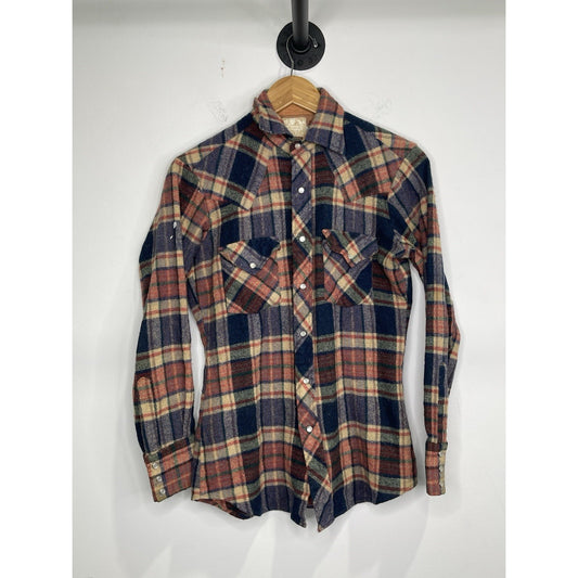 Vintage 80's Ely Bighorn Flannel Button Down Men's S/M
