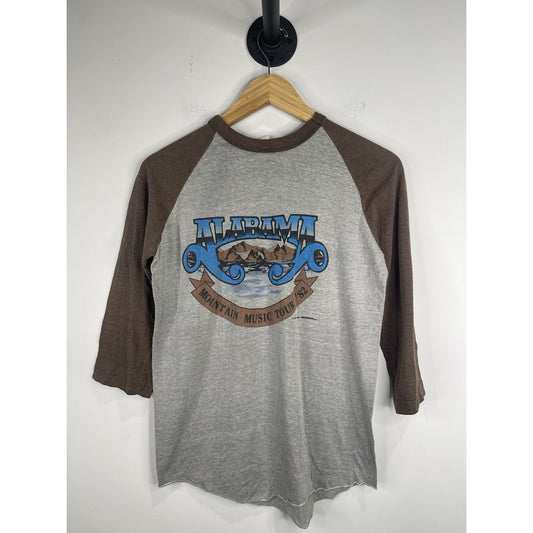 Vintage 80s Alabama Band Shirt 1982 Mountain Music Tour Single Stitch Rock Tee