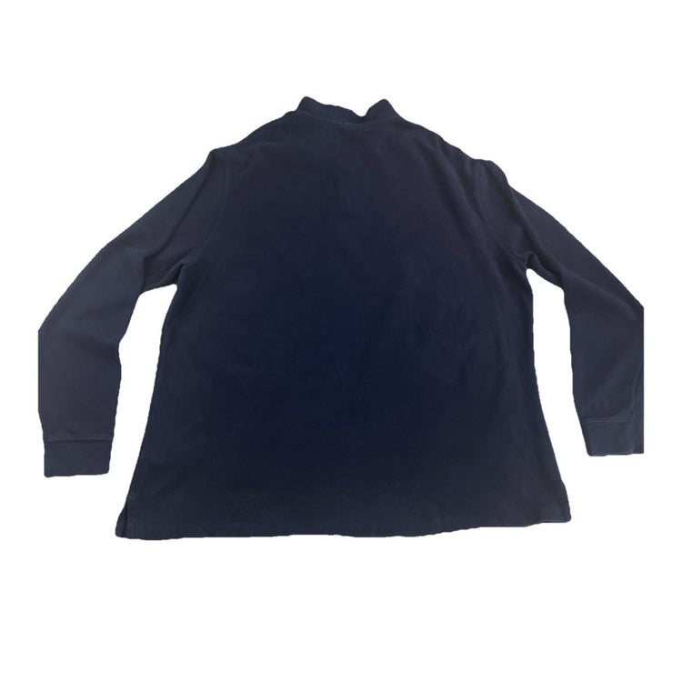 Mens Polo Ralph Lauren Size 2XLT Navy Blue Quarter Zip Sweater
