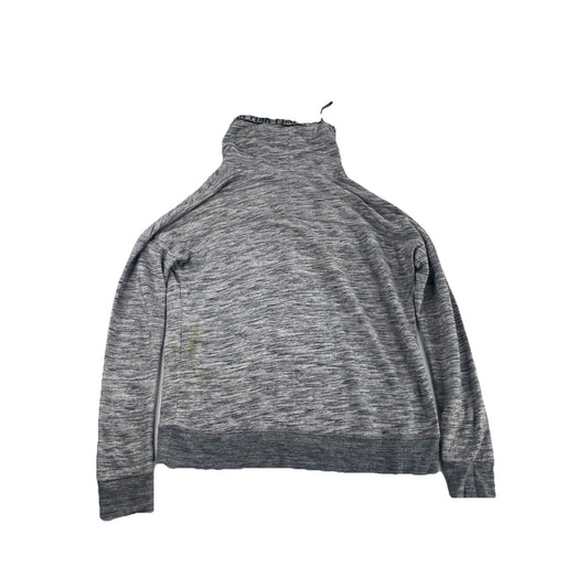 Womens Victoria Secret Gray Marled Pullover Hoodie Size L