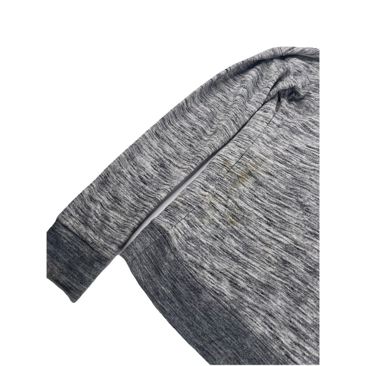 Womens Victoria Secret Gray Marled Pullover Hoodie Size L