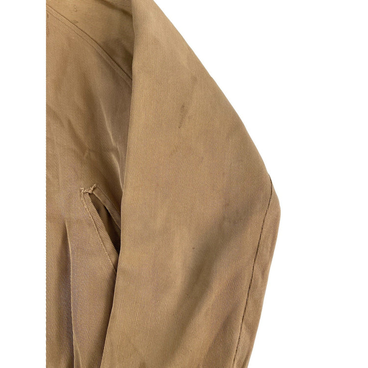 Mens  Vintage 60s/70s Reversible Varsity/Canvas Jacket Tan & Maroon Size Small
