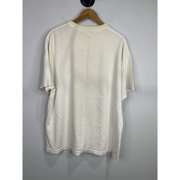 Men’s Nike White Air force 1 Can Jump Graphic T Shirt Sz L/XL