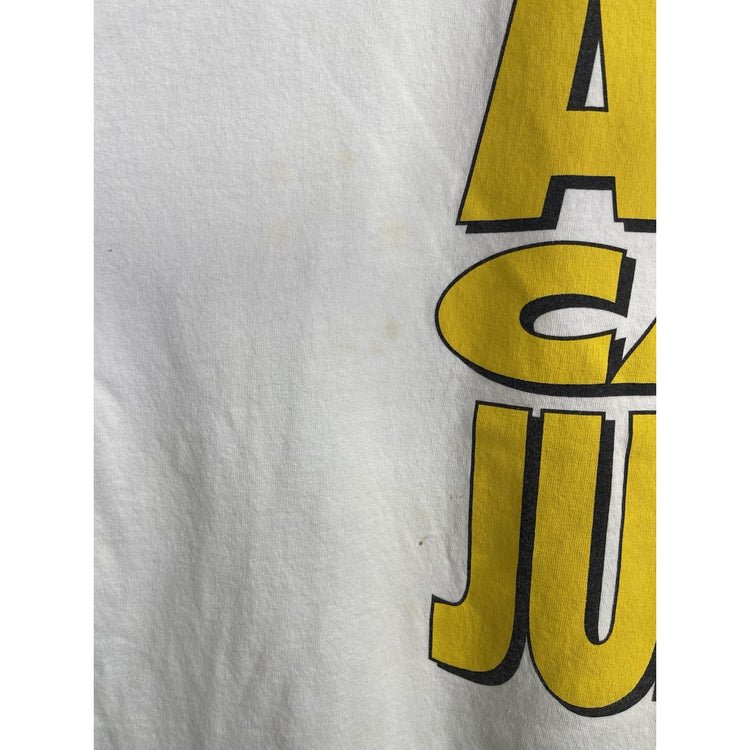 Men’s Nike White Air force 1 Can Jump Graphic T Shirt Sz L/XL