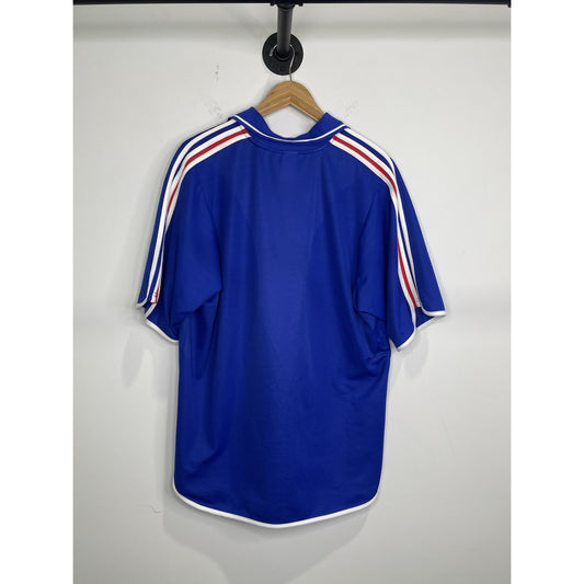Men’s Adidas Authentic Blue F.F.F Sports T shirt Sz XL
