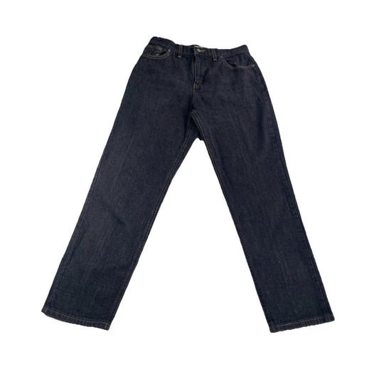 Mens Vintage Faded Glory Relaxed Black  Jeans Classic Fit Size 10
