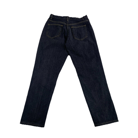 Mens Vintage Faded Glory Relaxed Black Jeans Classic Fit Size 10