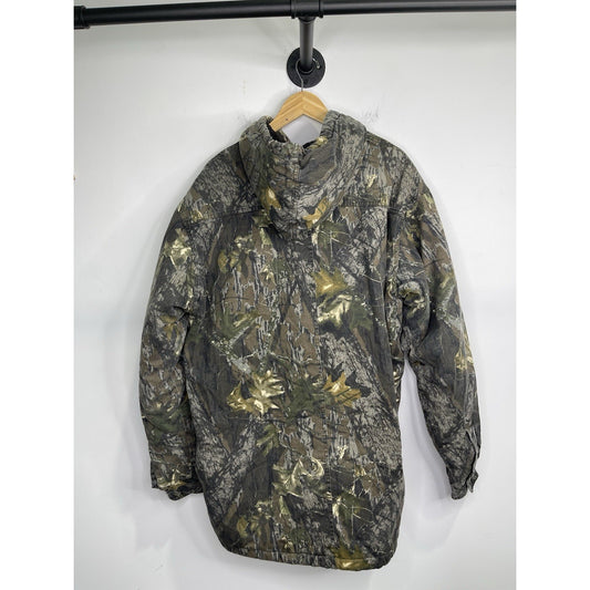 Canyon Guide Outfitters Camo Full Zip Quilted Jacket With Hood Mens Size 2XLT