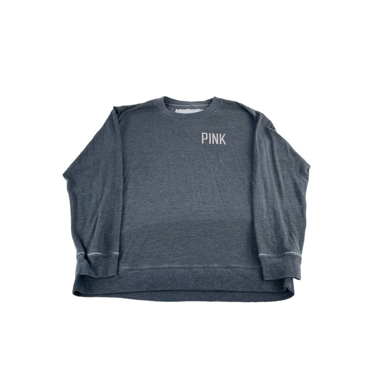 Womens PNK Victorias Secret Dark Gray Longsleeve Shirt Size L