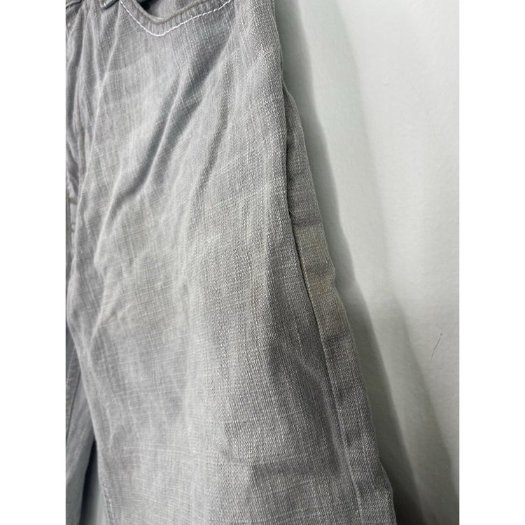 Women’s Y2K South Pole Jean Shorts Gray Baggy Loose Long Form Sz 12 28x11