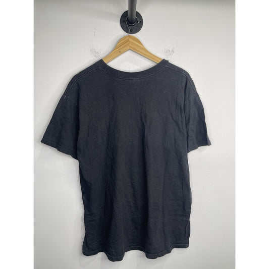 Vintage Y2K Demon Hunter Metal Band Black T-shirt Size Large