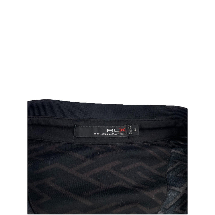 Mens Ralph Lauren Size 2XL Black Dri Fit RLX Polo