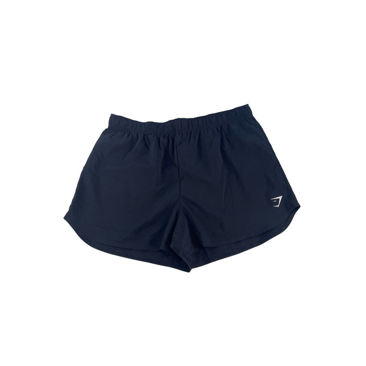 Men Gymshark Black Lightweight Elastic Waist Performance Training Shorts Size XL