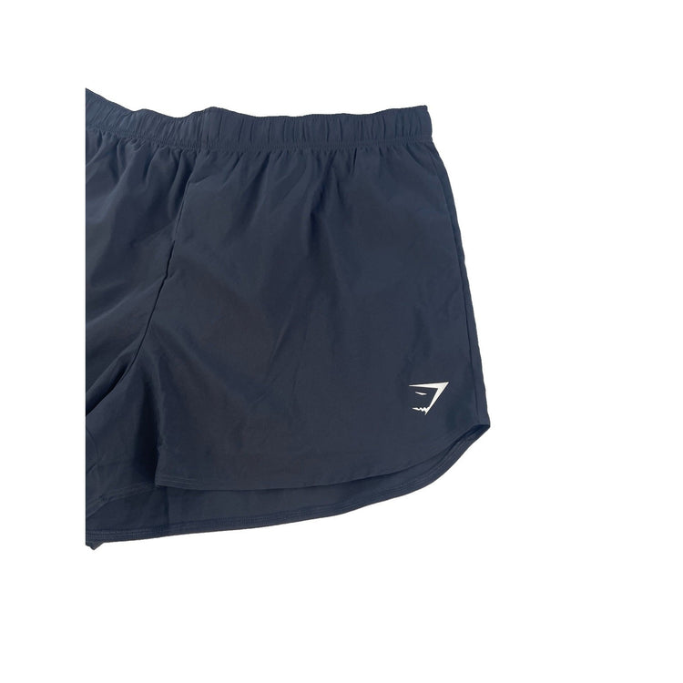 Men Gymshark Black Lightweight Elastic Waist Performance Training Shorts Size XL