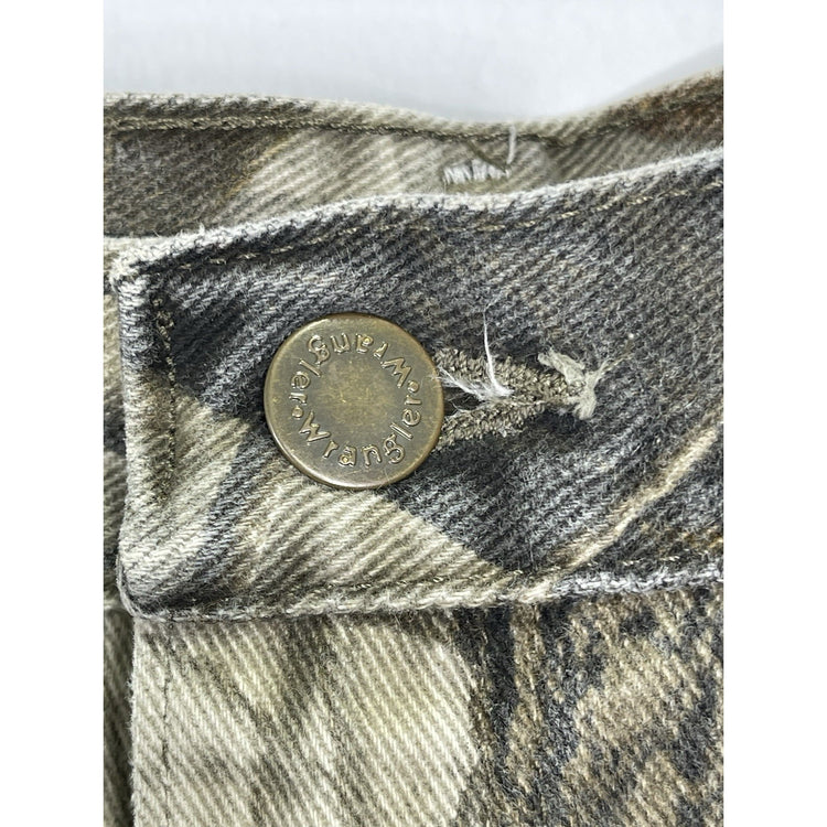 Wrangler Double Knee Camo Jeans Mens 34x34 Realtree Hardwood Denim Hunting