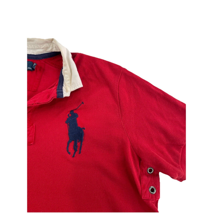 Mens Ralph Lauren Size XL Red Polo