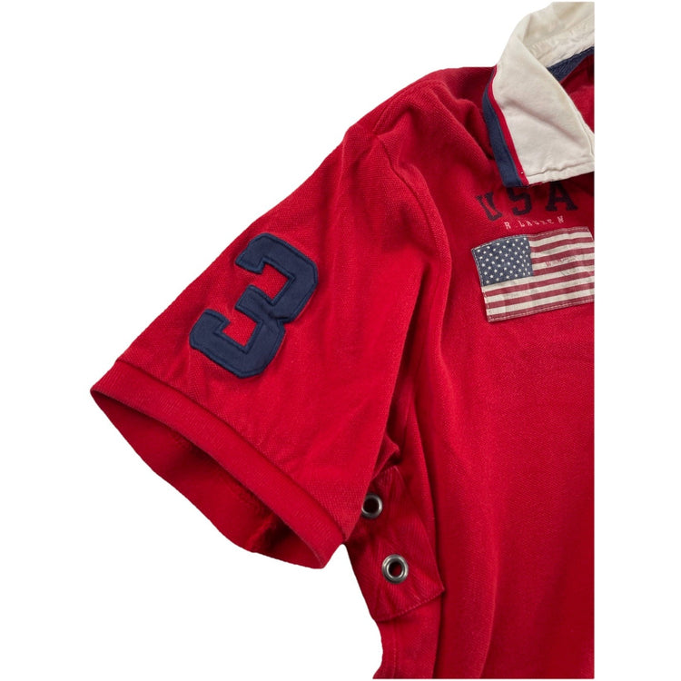 Mens Ralph Lauren Size XL Red Polo