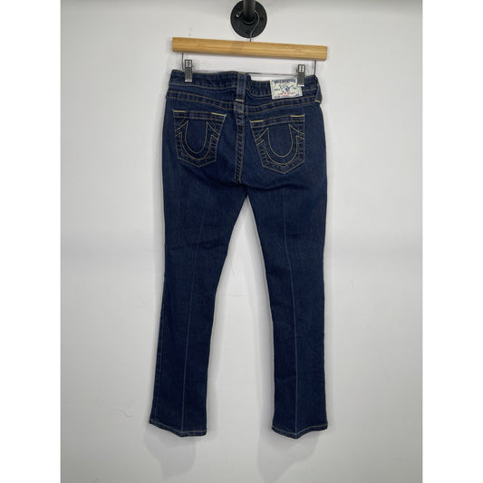 Women’s True Religion Jeans Blue Straight Skinny Jeans 26x26