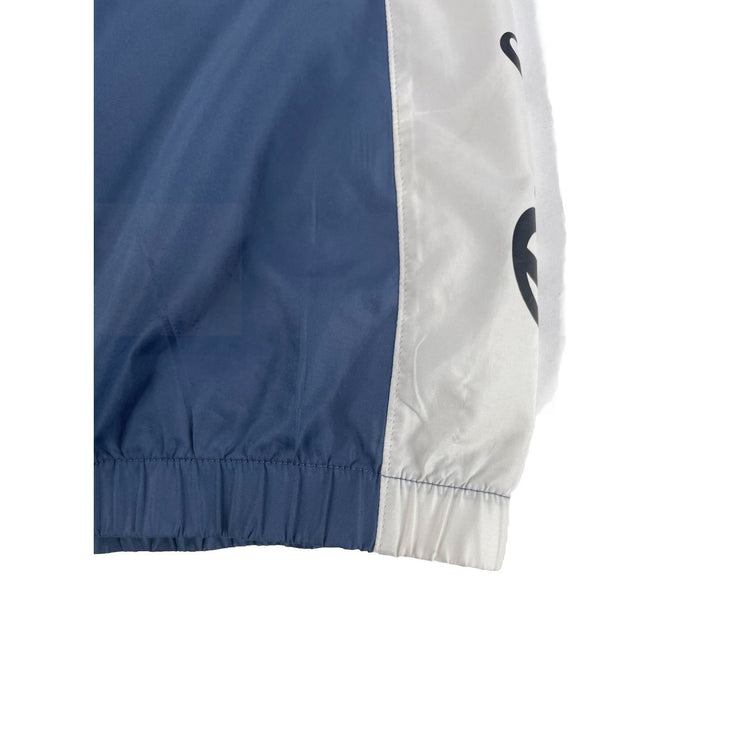 Womens PINK Victoria Secret Blue Zip Up Windbreaker Jacket Size L