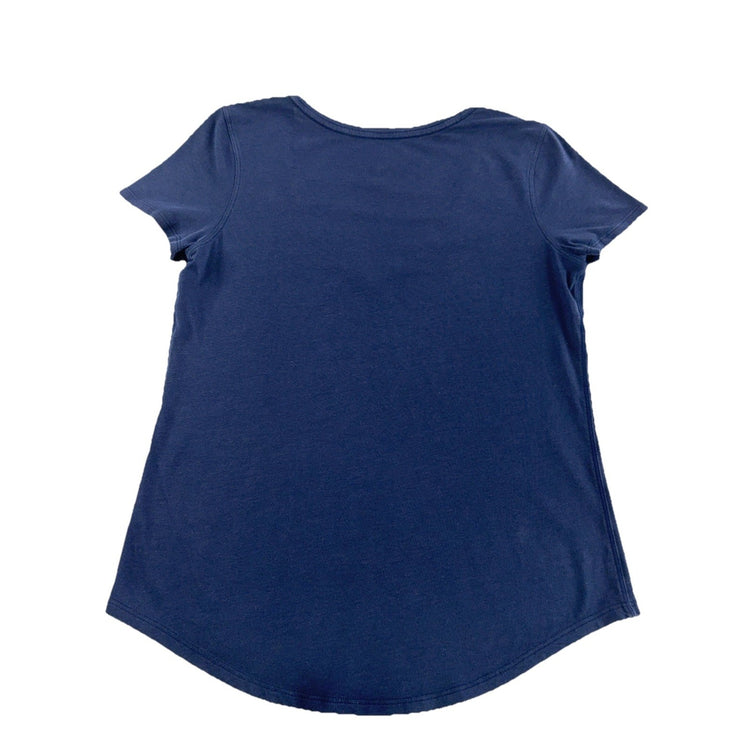 Lululemon Navy Blue V-neck Short Sleeve T-shirt