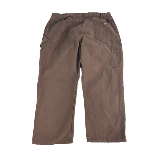 Mens Dickies Brown Carpenter Style Denim Jeans Size 42X28