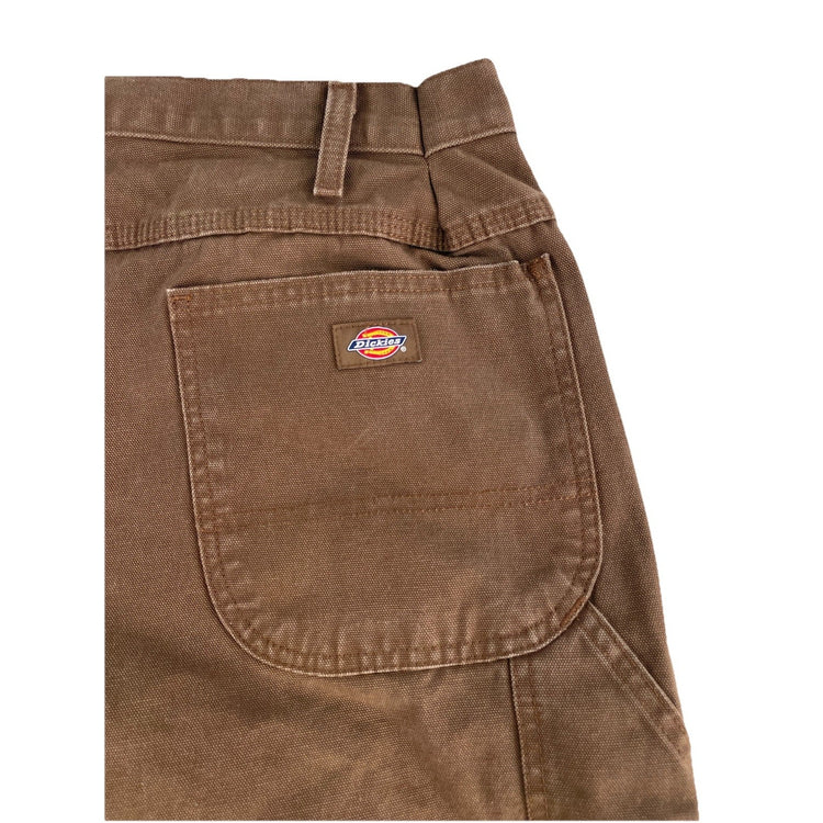 Mens Dickies Brown Carpenter Style Denim Jeans Size 42X28