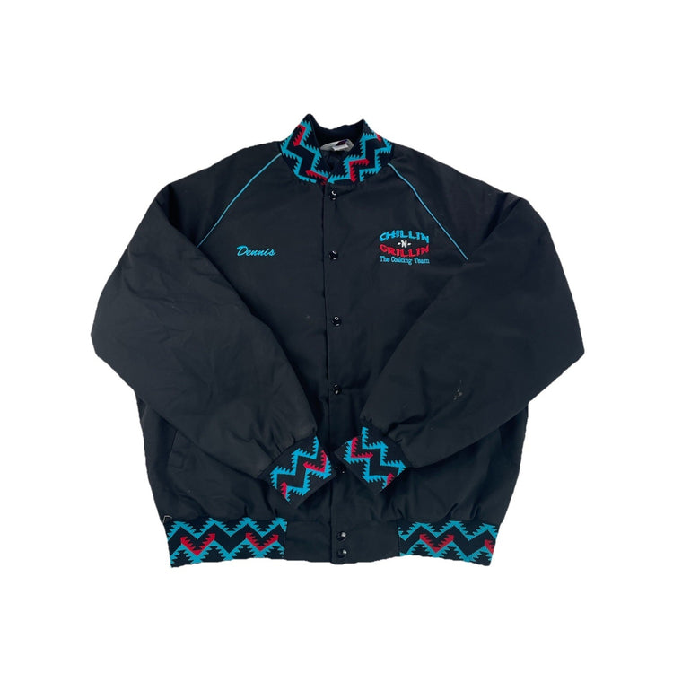 Men’s Vintage West Ark Bomber Jacket Size 2XL