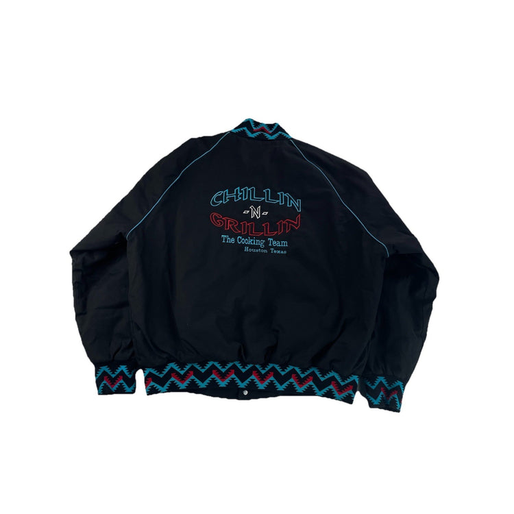 Men’s Vintage West Ark Bomber Jacket Size 2XL