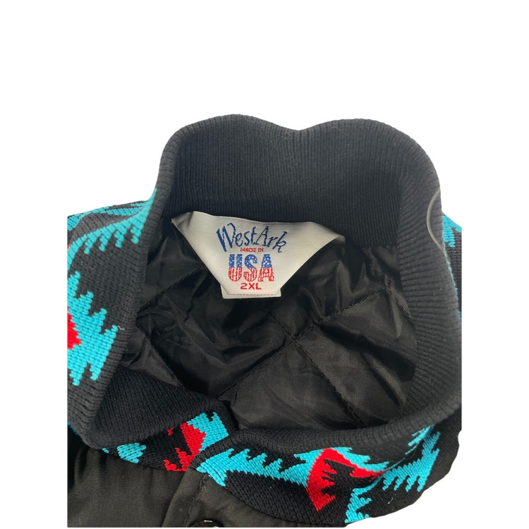 Men’s Vintage West Ark Bomber Jacket Size 2XL