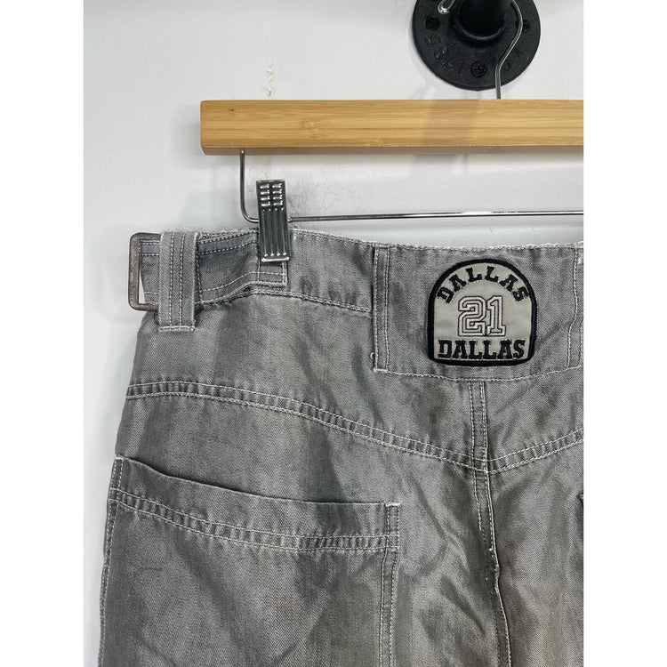 Men’s Whistle Sport Dallas Cowboys Denim Silver Shorts Sz Large
