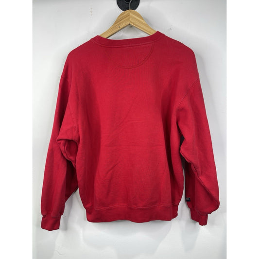 Men’s Red Jansport Red Univesity Of Houston Embroidered Pullover Sweatshirt Sz M