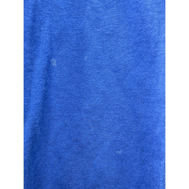 Vintage 90s Nike Athletics Blue Mens T Shirt