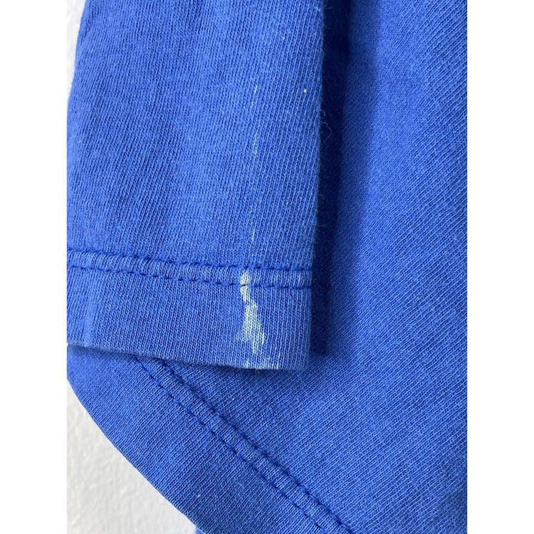 Vintage 90s Nike Athletics Blue Mens T Shirt