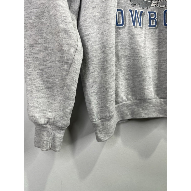 Men’s Vintage Gray Dallas Cowboys Graphic Sweatshirt Sz Small