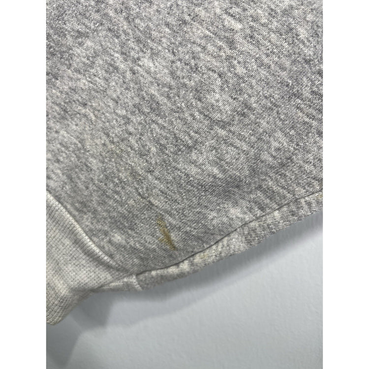 Vintage 90s Kansas State University Wildcats Grey Pullover Sweatshirt Sz Large