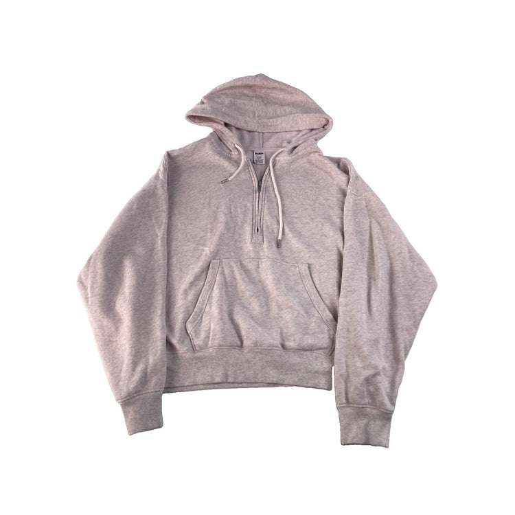 Womens Victoria's Secret PINK Light Grey Half-Zip Hoodie Size S