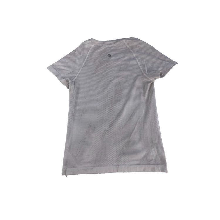 Womens Lululemon White T Shirt Size 2