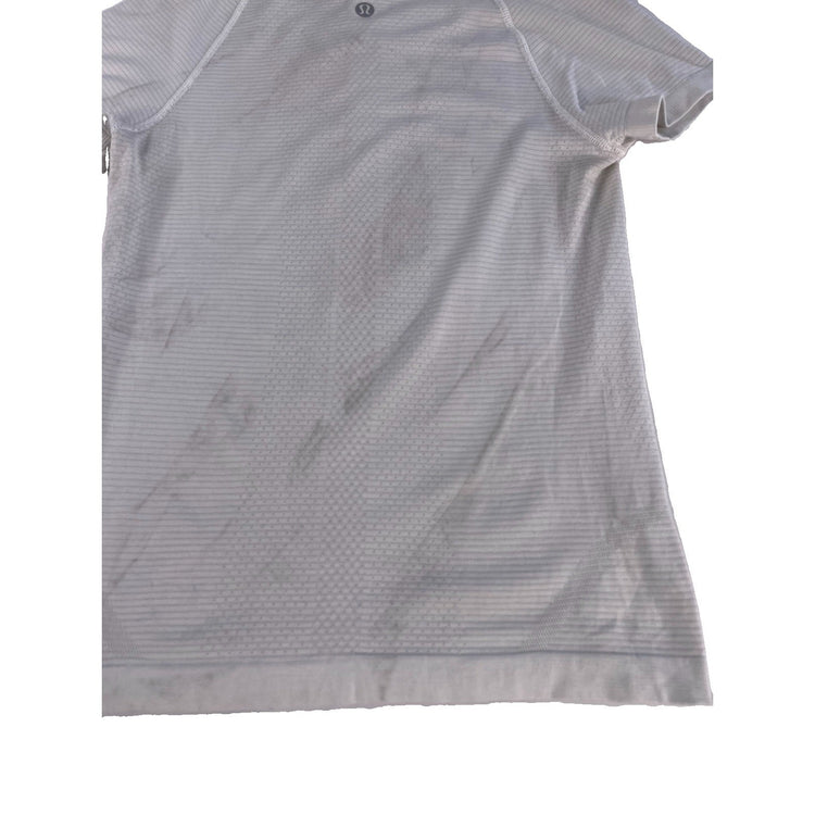 Womens Lululemon White T Shirt Size 2
