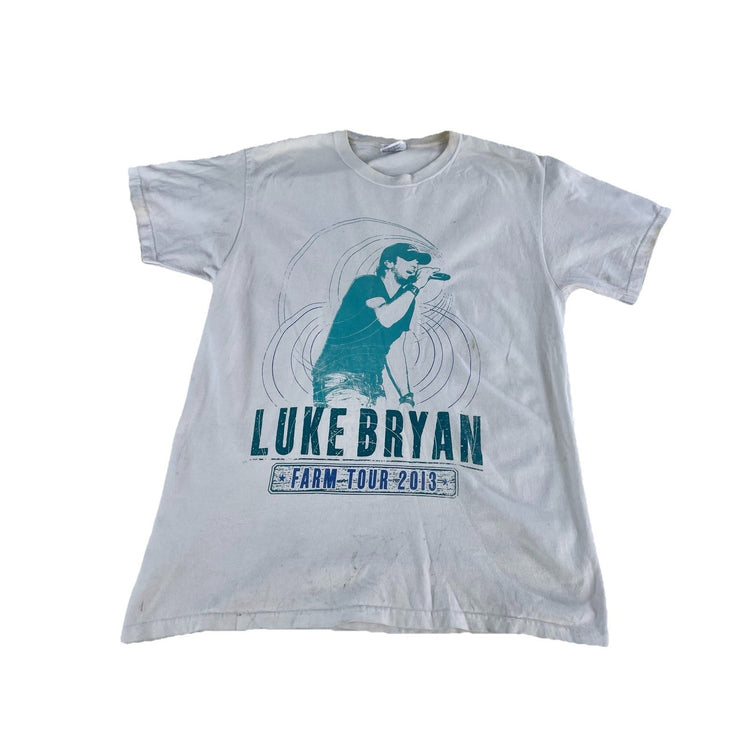 Mens C | Port And Company Luke Bryant “Farm Tour 2013” T-Shirt Size L