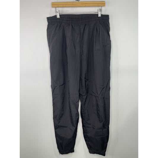 Vintage Atheltic Mens Nike Black Track Pants Sz L 33x31