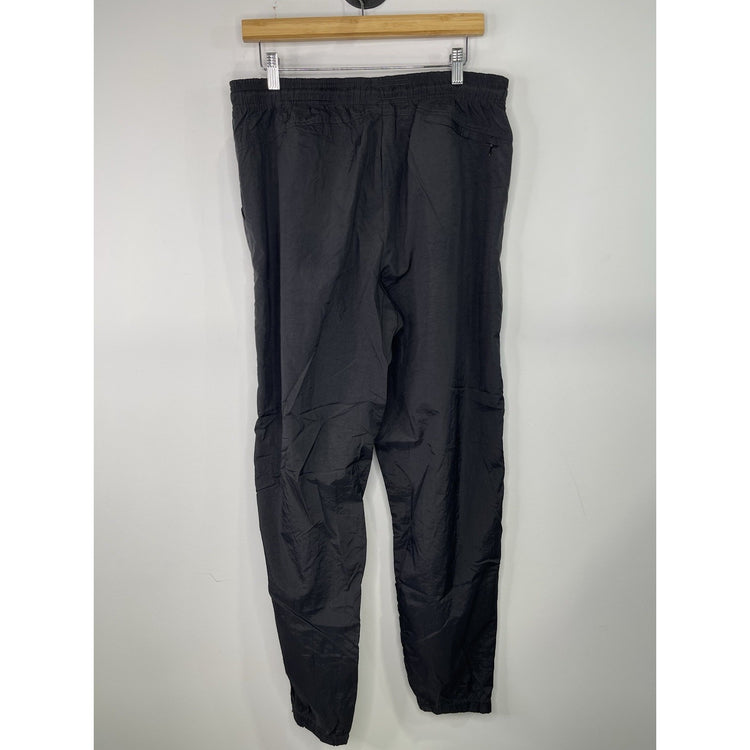 Vintage Atheltic Mens Nike Black Track Pants Sz L 33x31