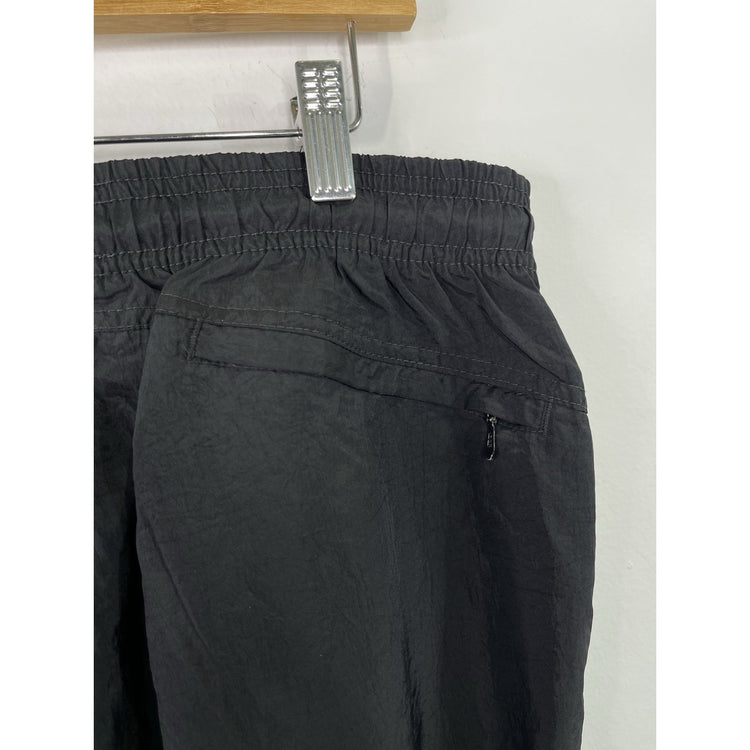 Vintage Atheltic Mens Nike Black Track Pants Sz L 33x31