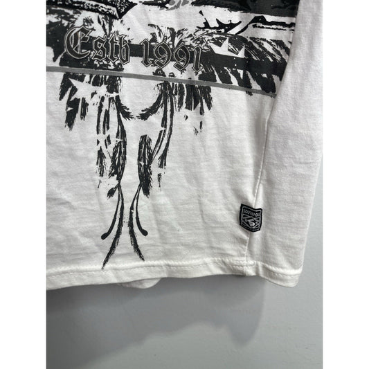 Y2K Southpole White Shirt SZ XL