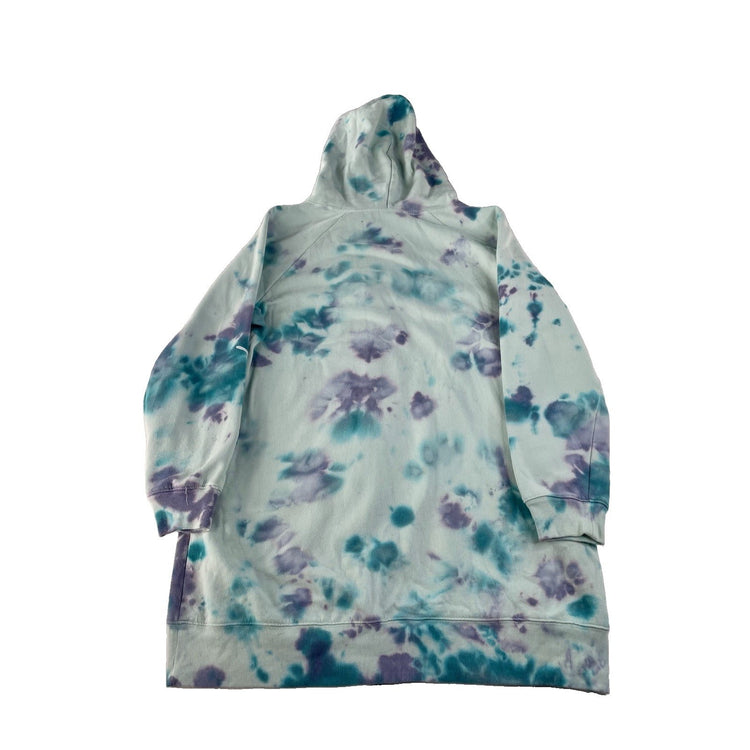 Women’s PINK Victorias Secret Blue & Purple Tie Dye Hoodie Size Medium