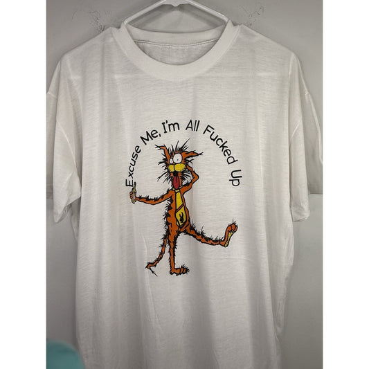 VINTAGE “BILL THE CAT” MENS T-SHIRT